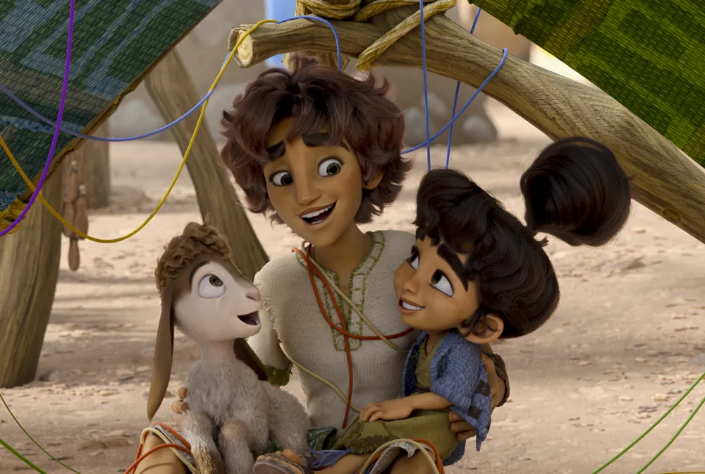 Cenas da animação “Davi – Nasce um rei”.