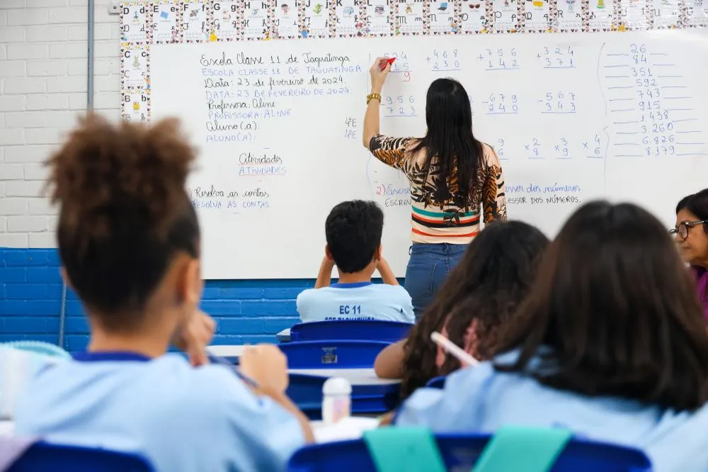 Com novas nomea&ccedil;&otilde;es, quadro de professores da rede p&uacute;blica de ensino do DF refor&ccedil;a o ano letivo | Foto: Felipe de Noronha/SEEDF