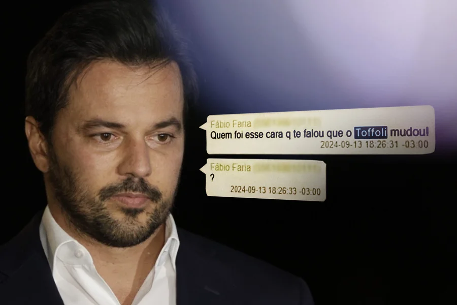 Mensagens revelam articulação de Fábio Faria com dono do Banco Master sobre voto de Toffoli em disputa bilionária
